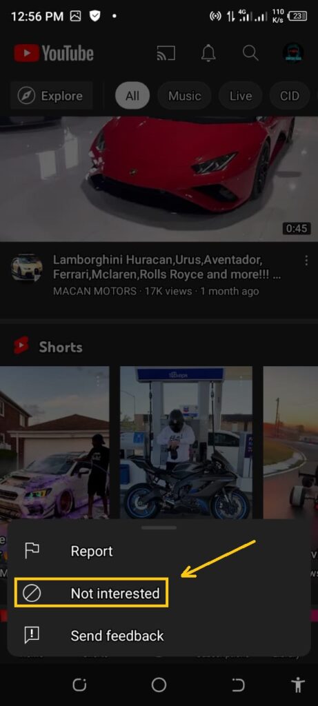 Removing Shorts From YouTube App 