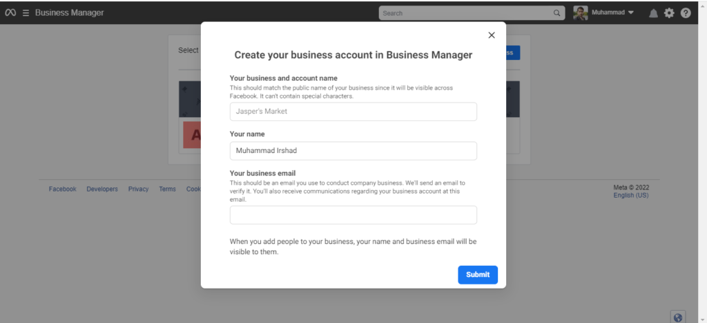 verify domain on Facebook Business Manager