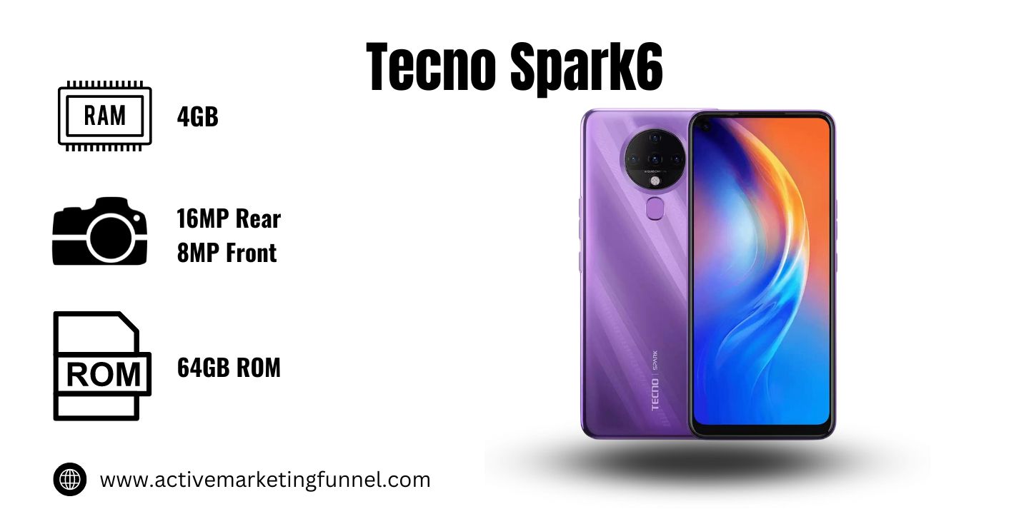 tecno spark 6 ram and rom