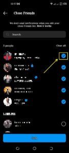 Click on the blue circle to CLFS Mean on Instagram